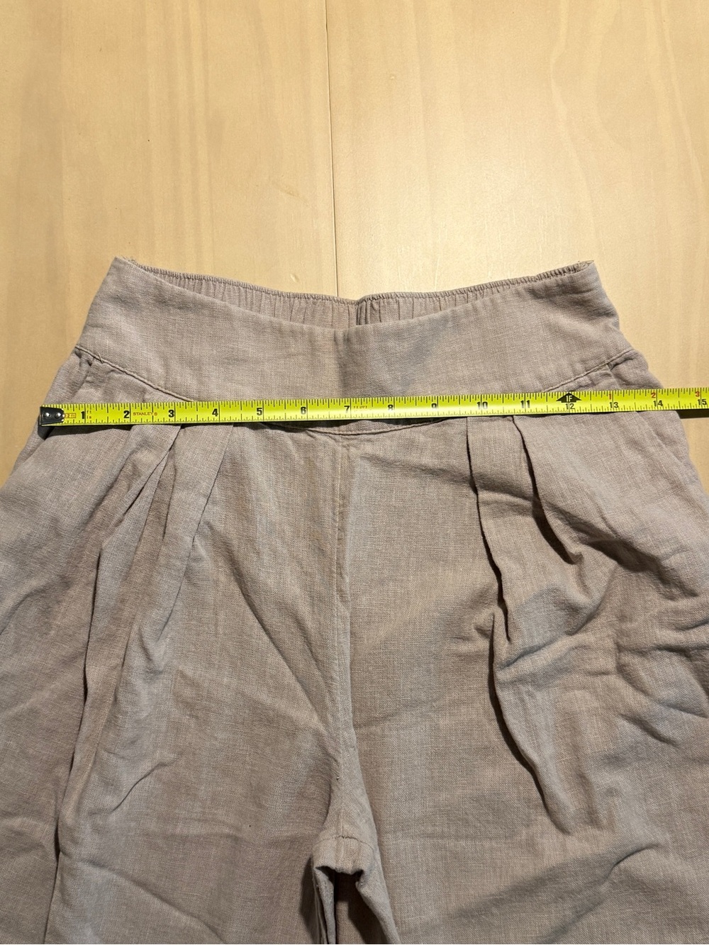 Abercrombie & Fitch Pull On Linen Pants Size XS - Picture 8 of 8